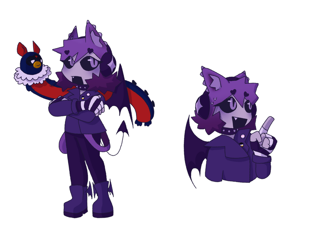 The box art for Saturn Cyber, the doll that represents high school/ present me.