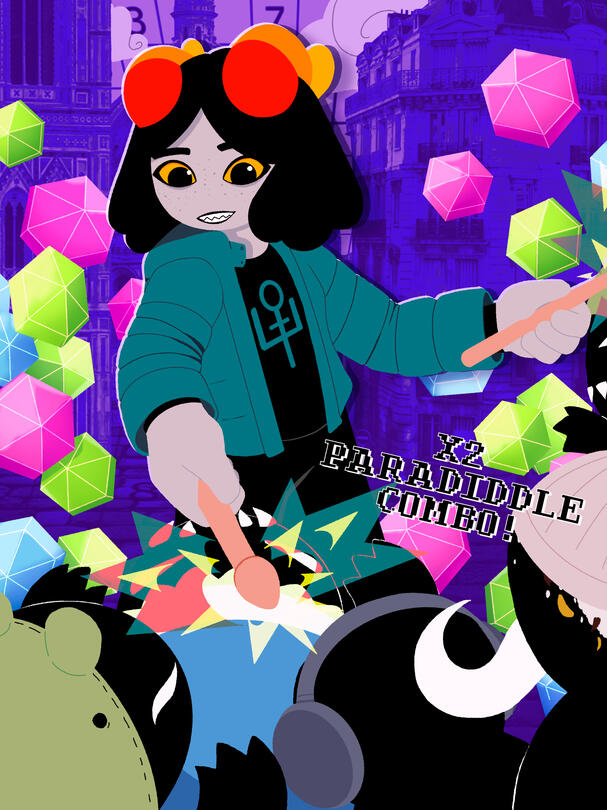 Gift poster for a dear friend - Digital, some digital collage elements