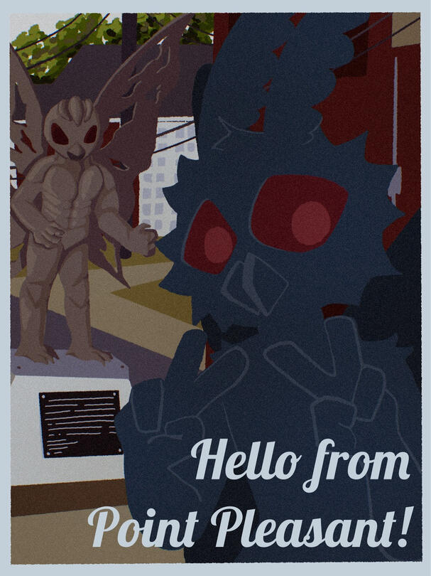 Post card Mothman