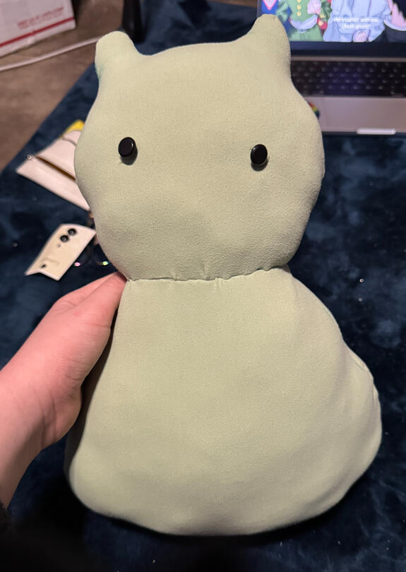 Stuffed plush of a friends original character